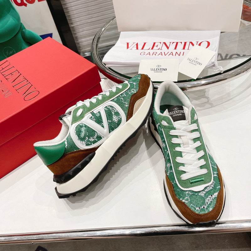 Close-up of Valentino Garavani shoes craftsmanship