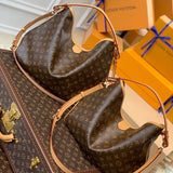 Side profile of signature premium women's handbag – women's designer-style accessory