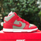Nike Designer sneakers in muted earth tones retro runner design front view