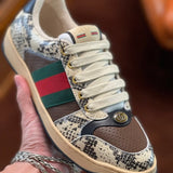 Gucci classic monochrome luxury sneakers view 4 everyday casual design