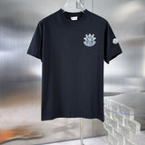Front view of Moncler luxury clothing with everyday silhouette