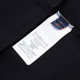 Close-up detail shot of Louis Vuitton cotton t-shirt with relaxed-fit cut