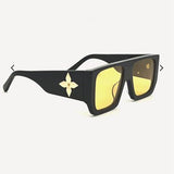Close-up detail view of Louis Vuitton unisex sunglasses