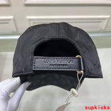 Close-up detail view of Louis Vuitton unisex cap