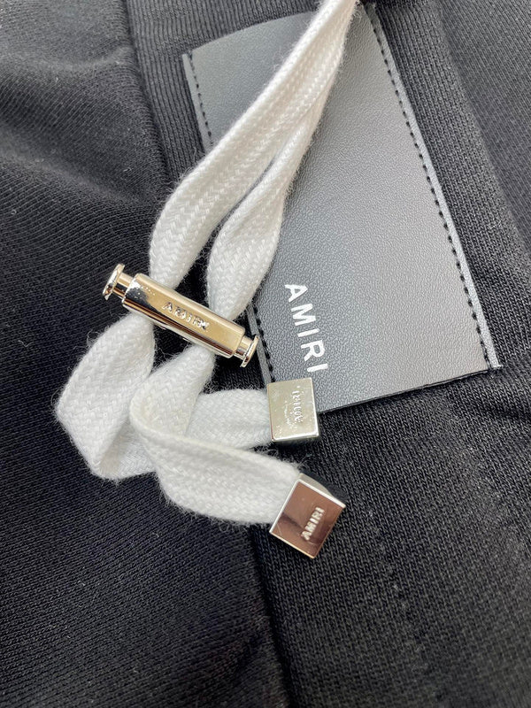 Close-up of Amiri t-shirt craftsmanship