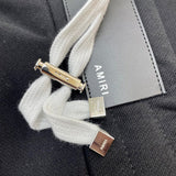 Close-up of Amiri t-shirt craftsmanship