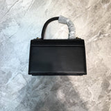 Statement Vegan Leather Handbag - Sleek Minimalist Lines | Women's Everyday Carry Handbag #854 - close-up detail shot (image 3) of designer-inspired handbag