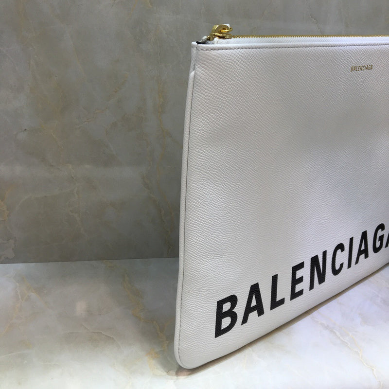 Contemporary Premium PU Leather Handbag - Smooth Faux-Leather Exterior | Women's Premium Handbag #1014 - back view (image 4) of designer-inspired handbag