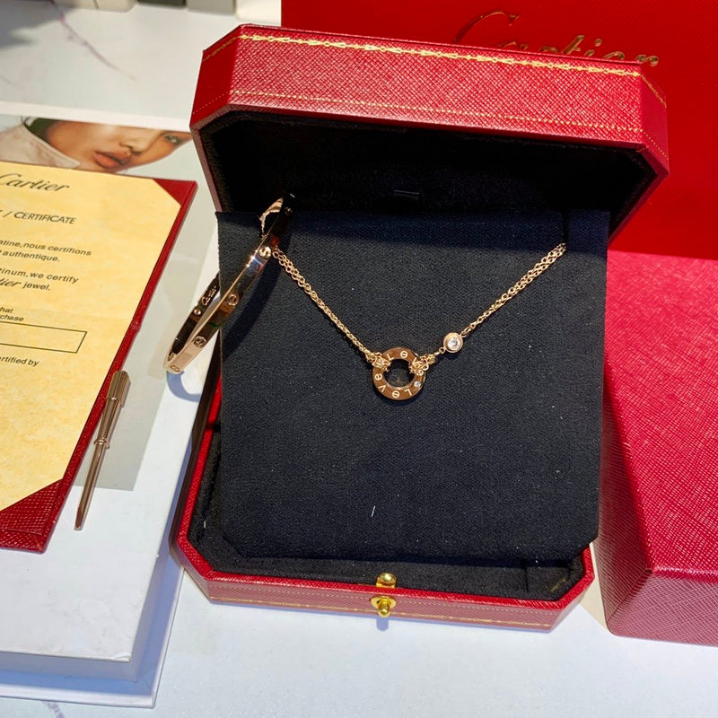 Angled view of Cartier unisex jewelry piece