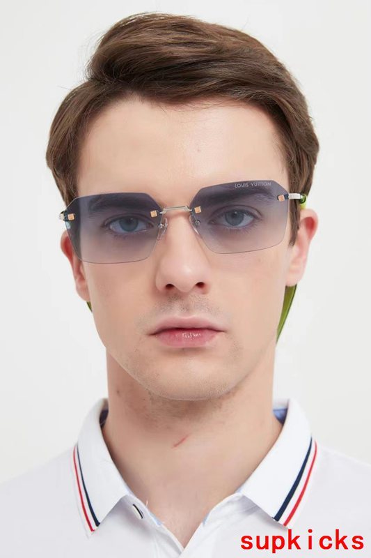 Side view of Louis Vuitton unisex sunglasses
