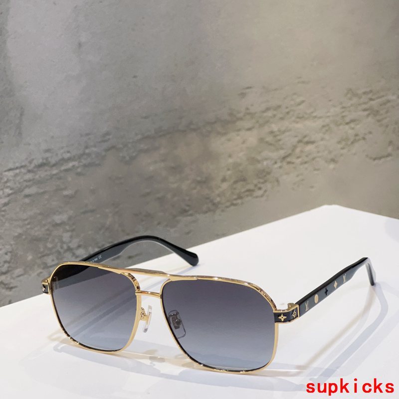 Side view of Louis Vuitton unisex sunglasses