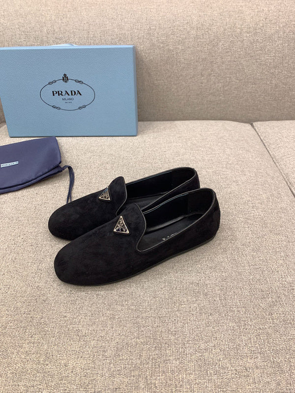 Prada designer shoes full view