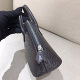 Close-up detail of sleek bag design