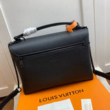 Back view of polished everyday-luxe women's handbag – women's luxury handbag