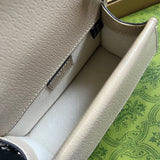Side profile of signature structured women's handbag – women's statement bag