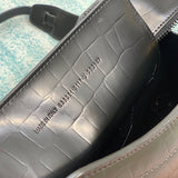 Sophisticated Premium PU Leather Handbag - Premium Craftsmanship Detailing | Women's Premium Handbag #670 - texture close-up (image 9) of designer-inspired handbag