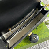 Close-up detail of refined polished women's handbag – women's premium purse