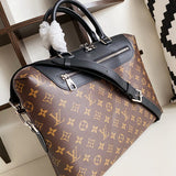 Back view of classic sleek women's handbag – women's everyday handbag