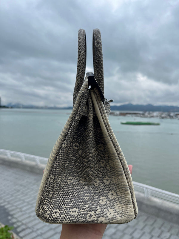 Statement handbag styled for everyday wear