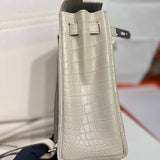 Interior view of sculpted premium bag