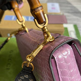 Side profile of chic sleek women's handbag – women's designer-style accessory