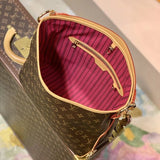 Back view of elevated everyday-luxe women's handbag – women's statement bag