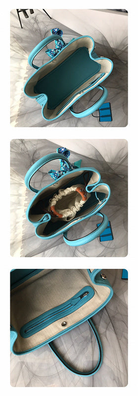 Interior view of chic premium bag