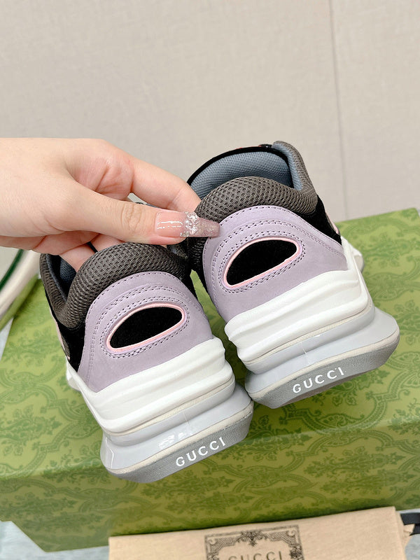 Gucci bold contrast luxury sneakers view 10 sleek tonal finish