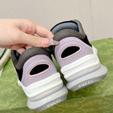 Gucci bold contrast luxury sneakers view 10 sleek tonal finish