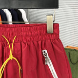 Full styled look of Rhude luxury clothing with logo-detail design