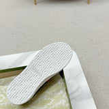 Gucci classic monochrome luxury sneakers view 9 heritage-inspired look