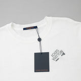 Flat lay presentation of Louis Vuitton cotton t-shirt with tailored silhouette