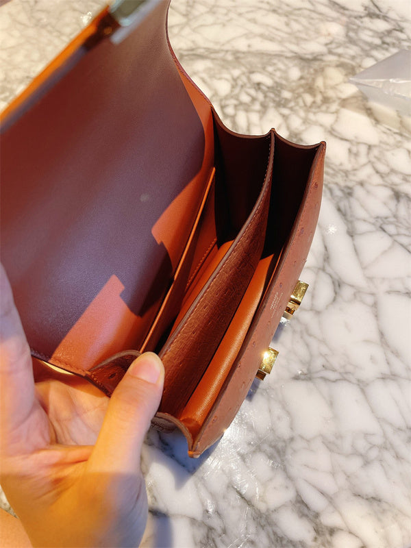 Timeless bag shown from front angle
