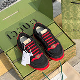 Gucci Streetwear sneakers in neutral cream sleek tonal finish front view