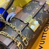  Understated everyday bag carried on shoulder