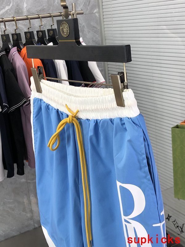 Full styled look of Rhude luxury clothing with runway-inspired design