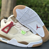 Nike stone beige luxury sneakers view 5 chunky sole construction