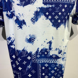 Back view of Louis Vuitton cotton t-shirt with signature branding