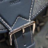  shopper bag close-up of hardware and finish