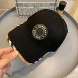 Front view of Burberry unisex cap