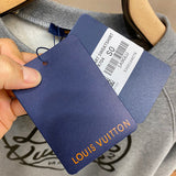 Side profile of Louis Vuitton cotton t-shirt with signature branding