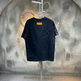 Side profile of Louis Vuitton cotton t-shirt with runway-inspired design