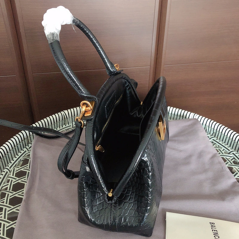 Interior view of modern chic women's handbag – women's designer-style accessory