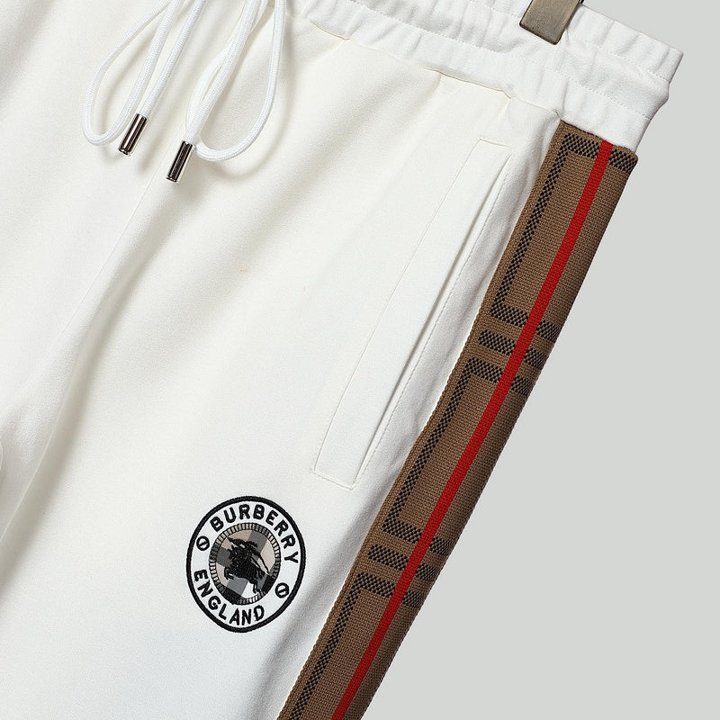 Close-up of Burberry designer clothing craftsmanship