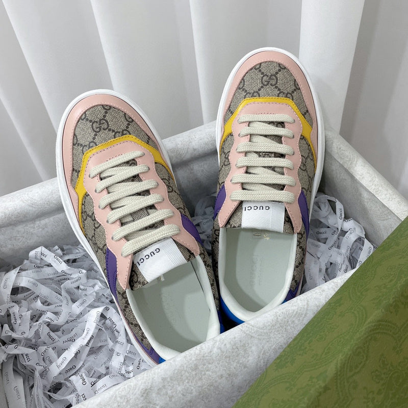 Gucci classic monochrome luxury sneakers view 8 low-top design
