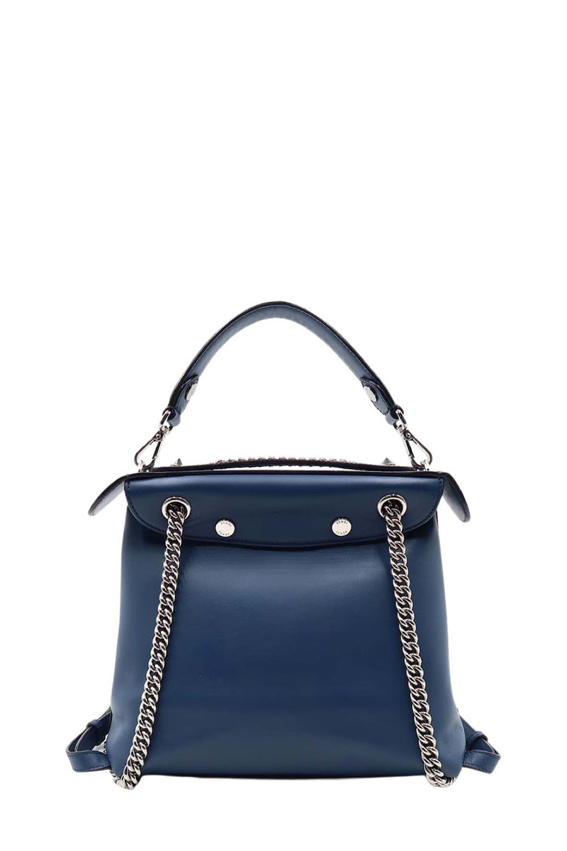 Fendi Bags- Fendi Back To School Backpack Navy Luxury Designer Leather Handbag