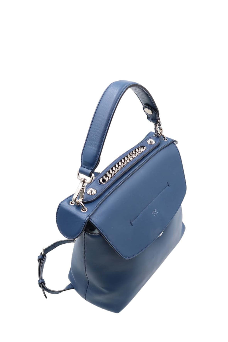 Fendi Bags- Fendi Back To School Backpack Navy Luxury Designer Leather Handbag