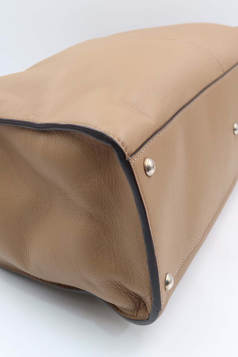 Large premium bags detail and craftsmanship close-up