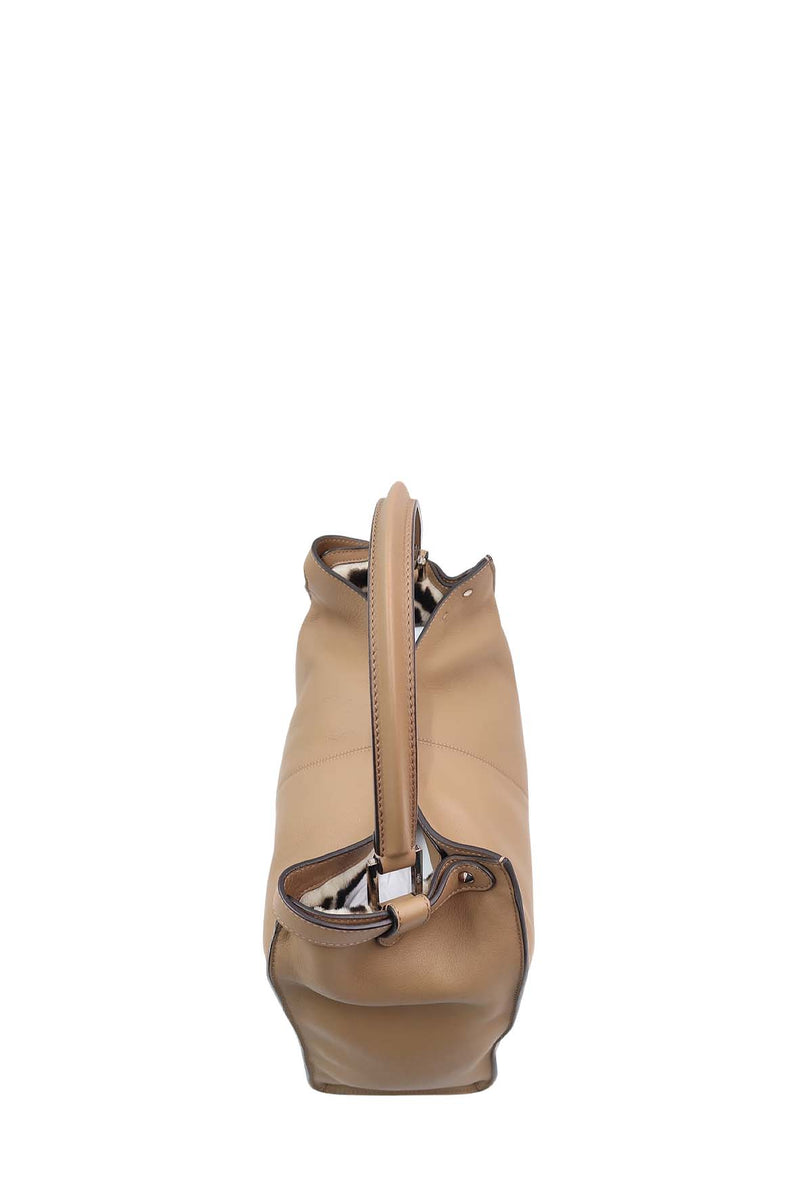 Close-up of Large bags hardware and fine stitching