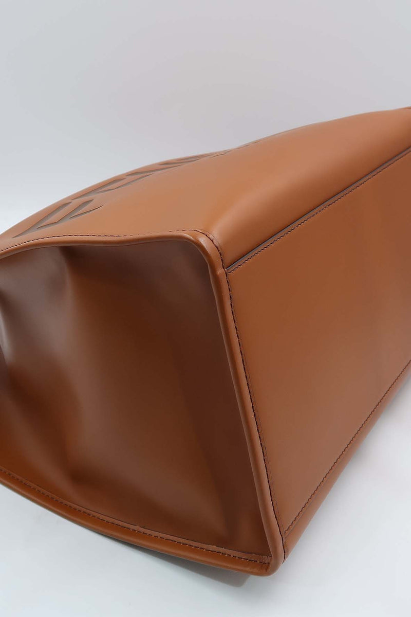 Close-up of Large bags hardware and fine stitching